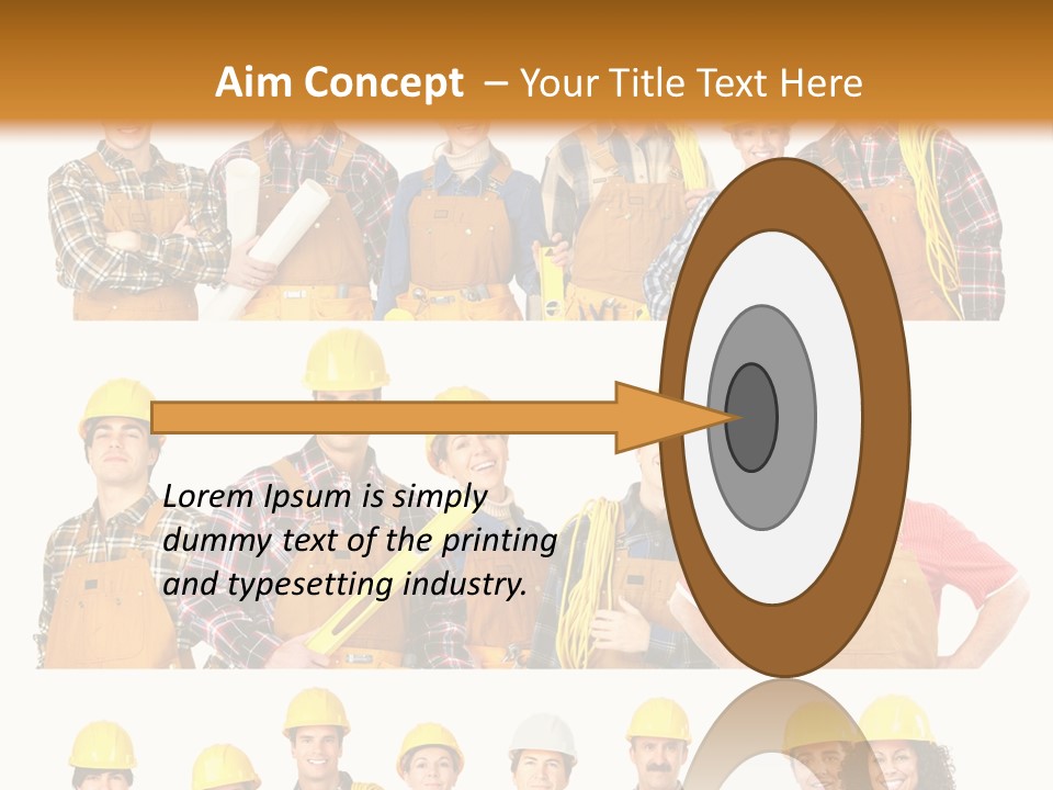 People Workers PowerPoint Template