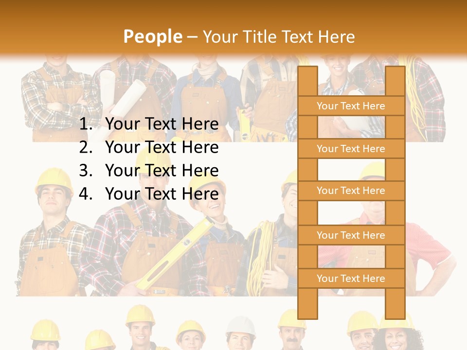 People Workers PowerPoint Template