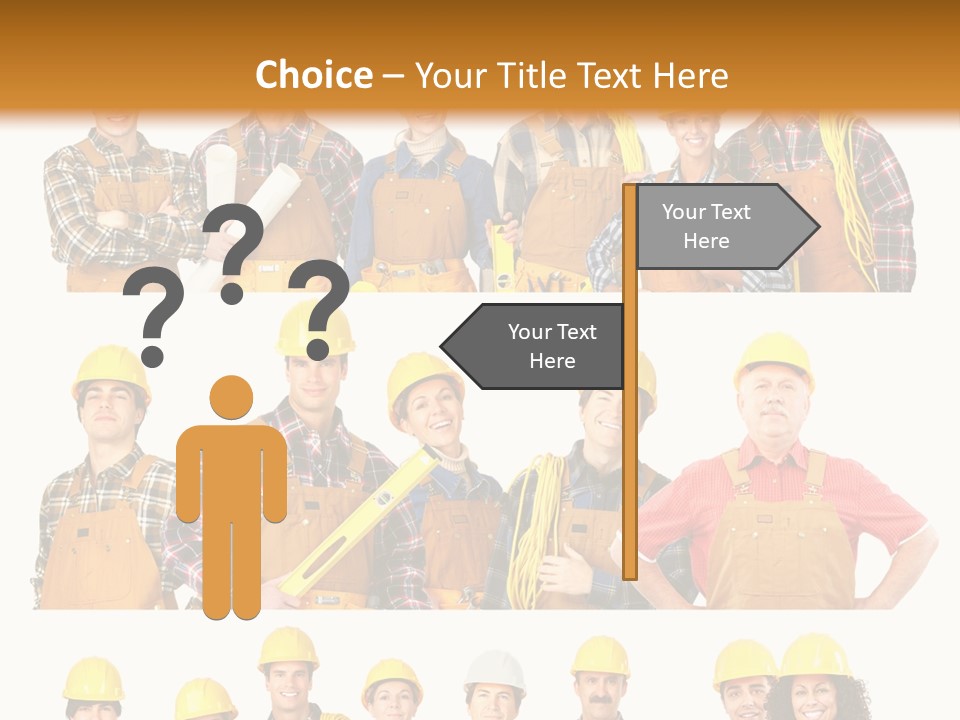 People Workers PowerPoint Template