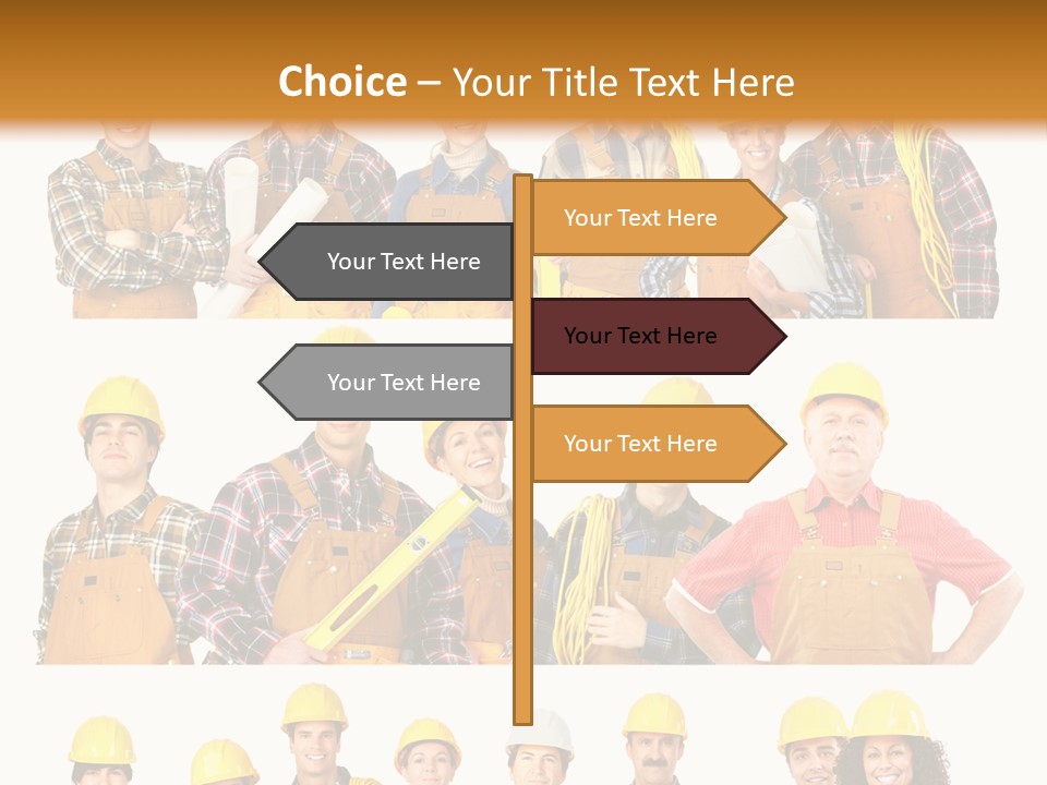 People Workers PowerPoint Template