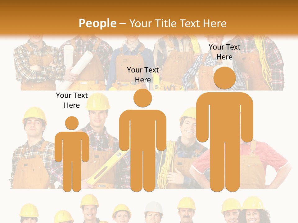 People Workers PowerPoint Template