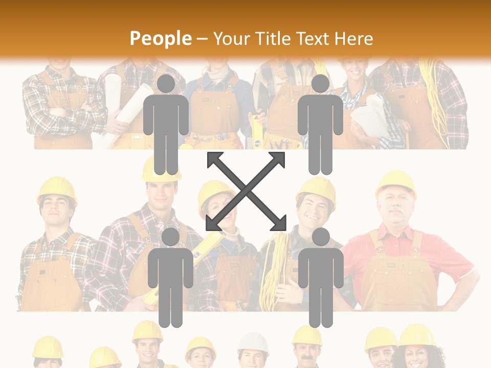 People Workers PowerPoint Template