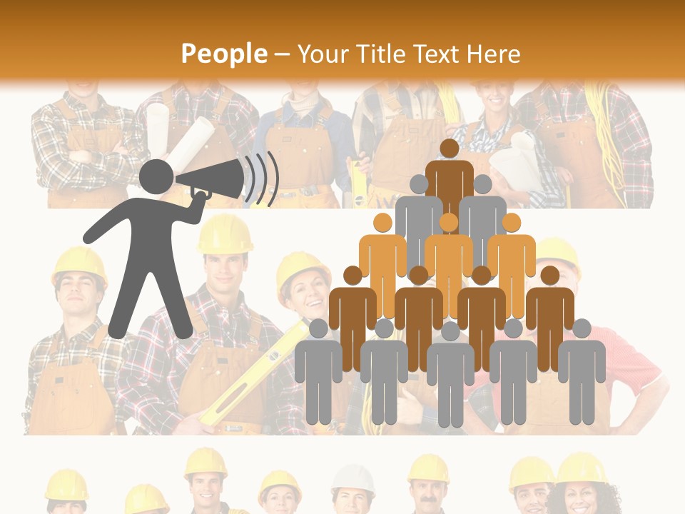 People Workers PowerPoint Template