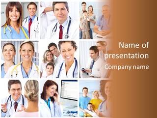 Imagens De Medicos PowerPoint Template