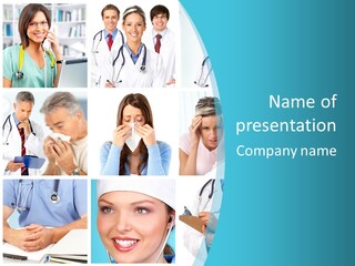 Doctors And Patients PowerPoint Template