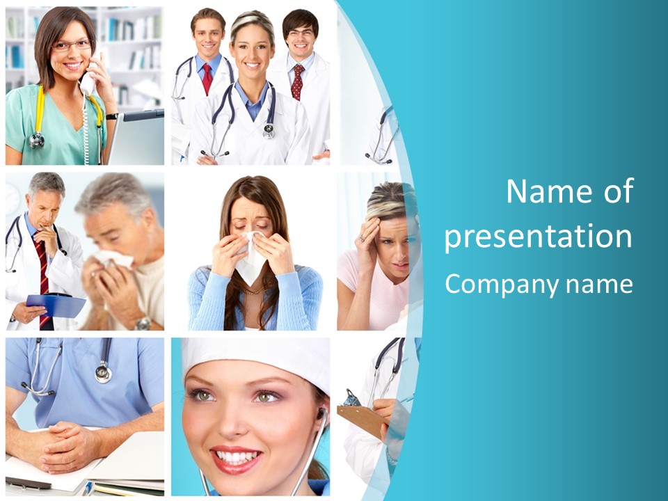 Doctors And Patients PowerPoint Template