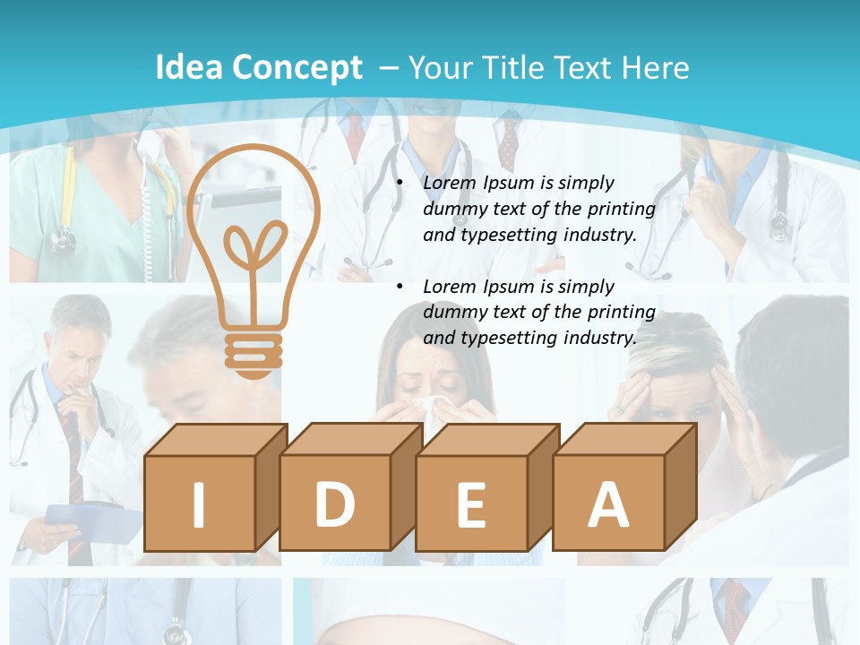 Doctors And Patients PowerPoint Template
