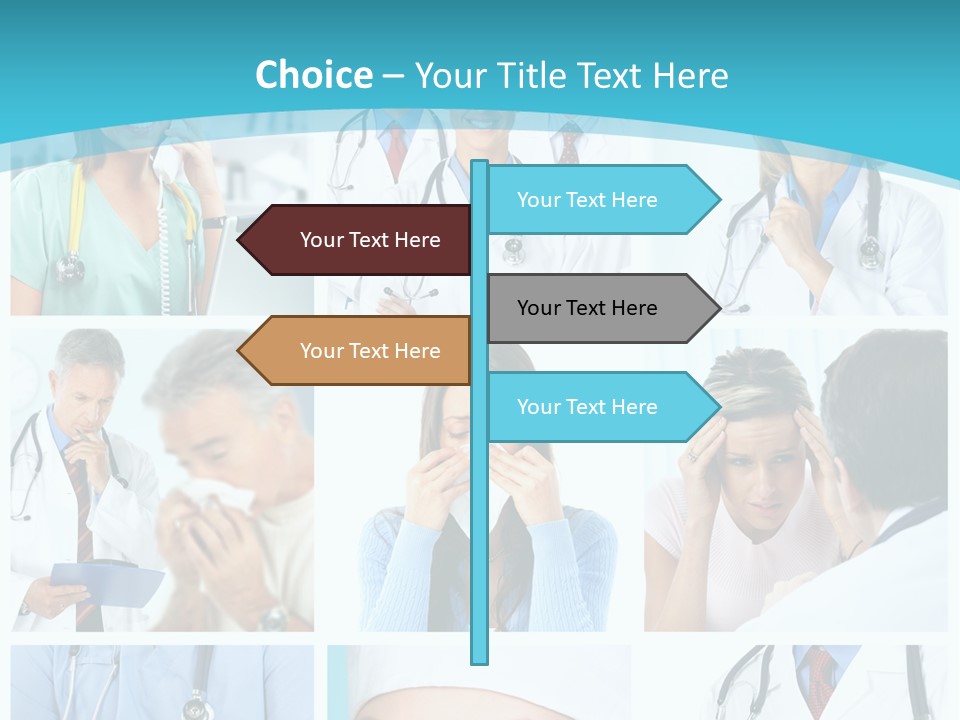 Doctors And Patients PowerPoint Template