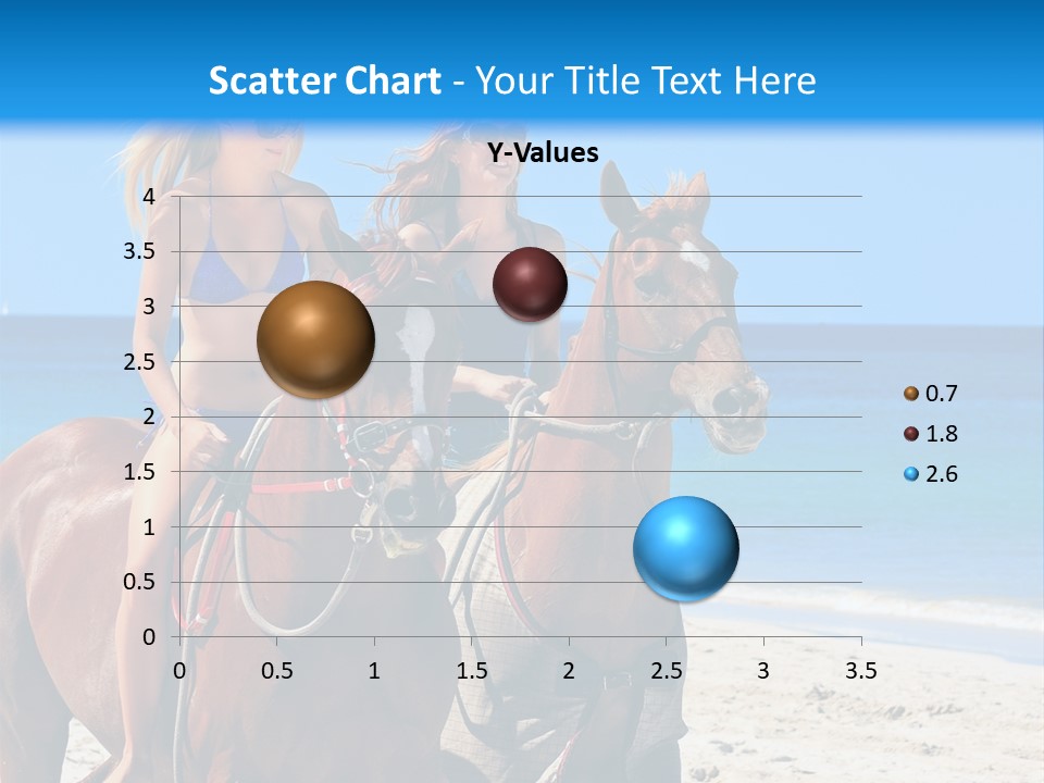 Woman Riding Horse PowerPoint Template