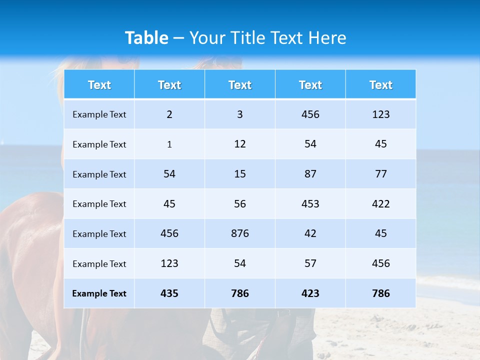 Woman Riding Horse PowerPoint Template