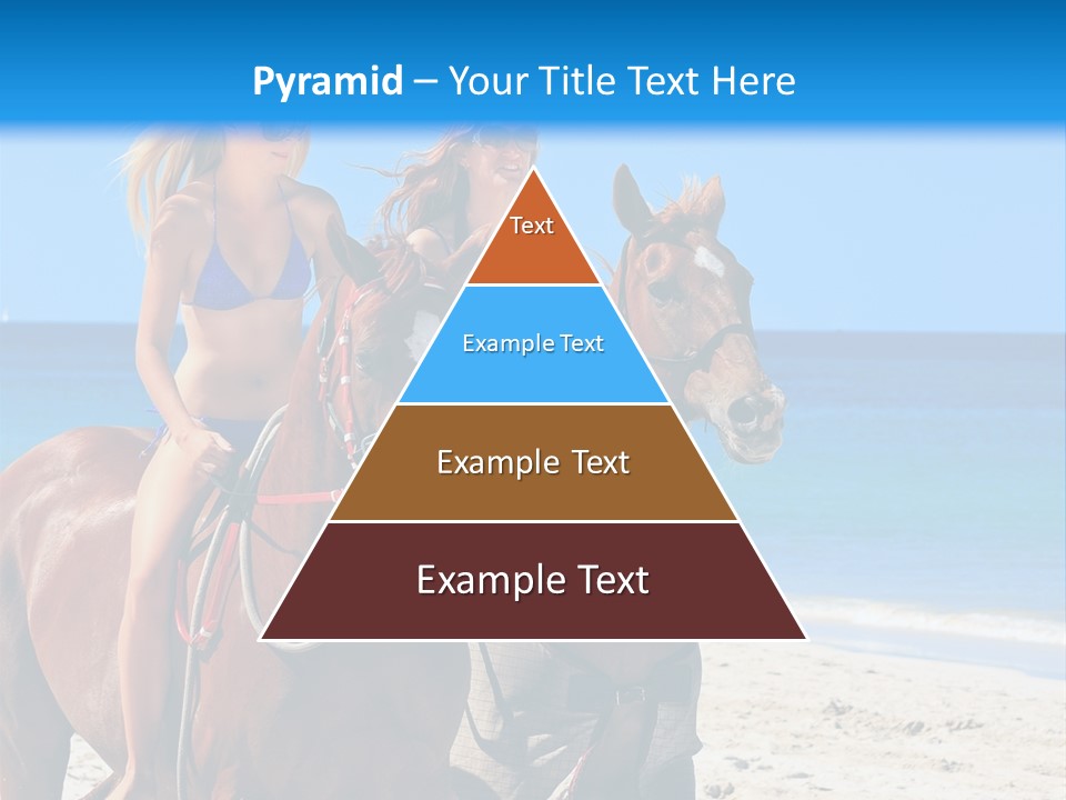 Woman Riding Horse PowerPoint Template