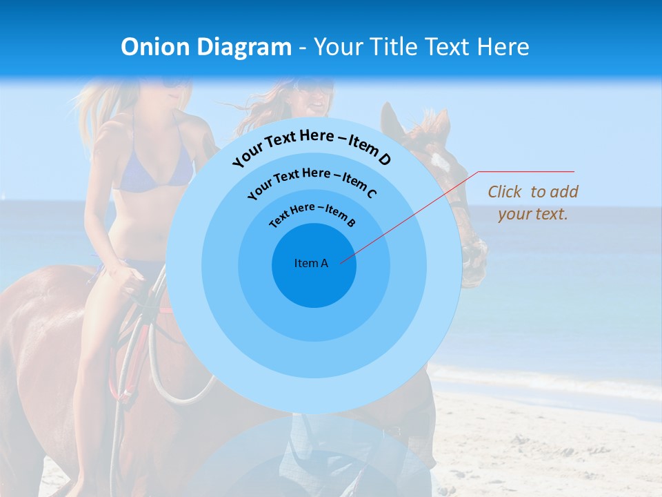 Woman Riding Horse PowerPoint Template