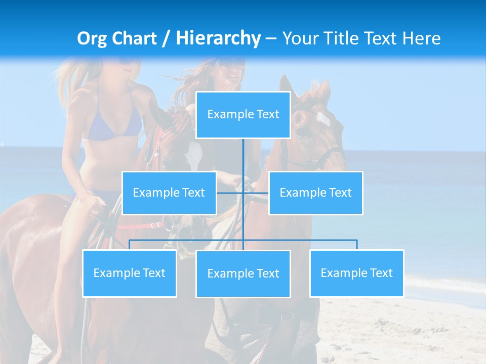 Woman Riding Horse PowerPoint Template