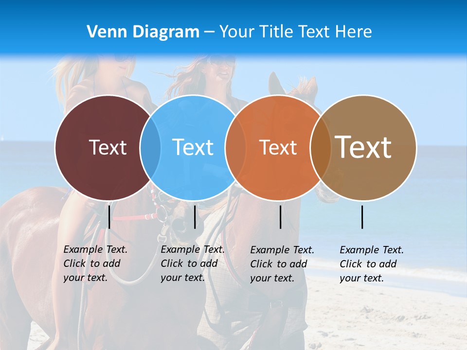 Woman Riding Horse PowerPoint Template