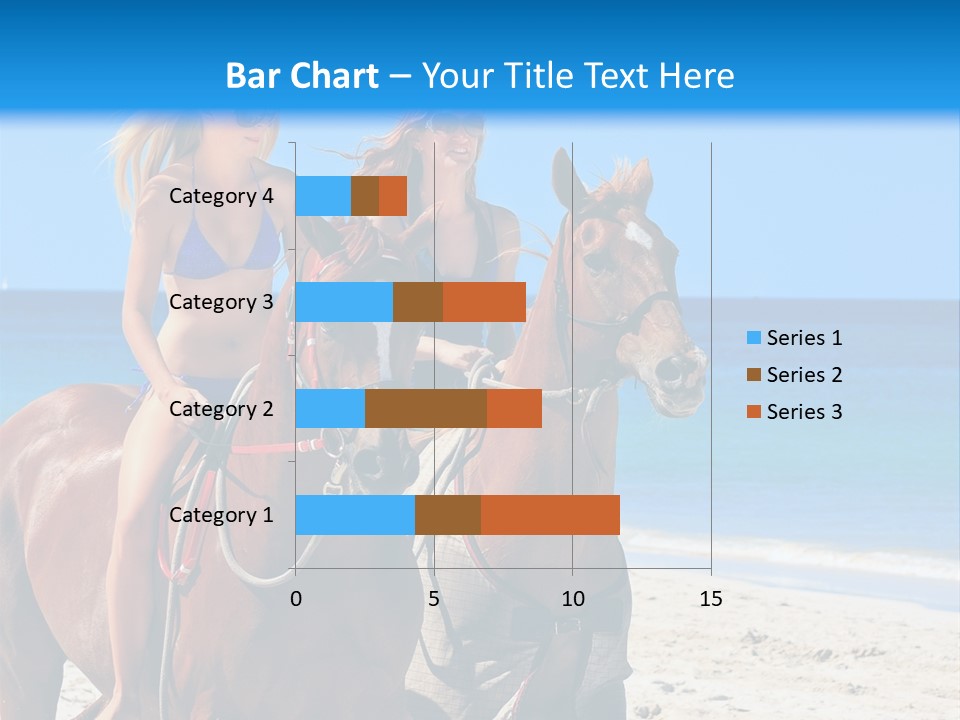 Woman Riding Horse PowerPoint Template