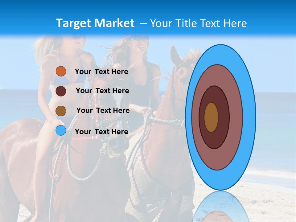 Woman Riding Horse PowerPoint Template