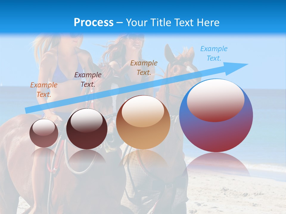 Woman Riding Horse PowerPoint Template