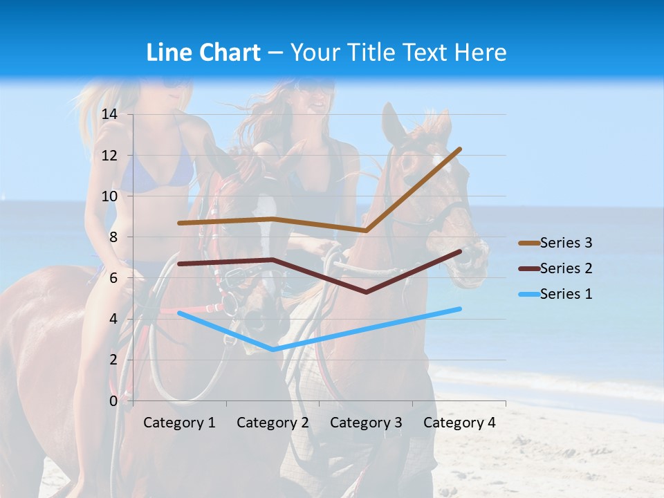 Woman Riding Horse PowerPoint Template