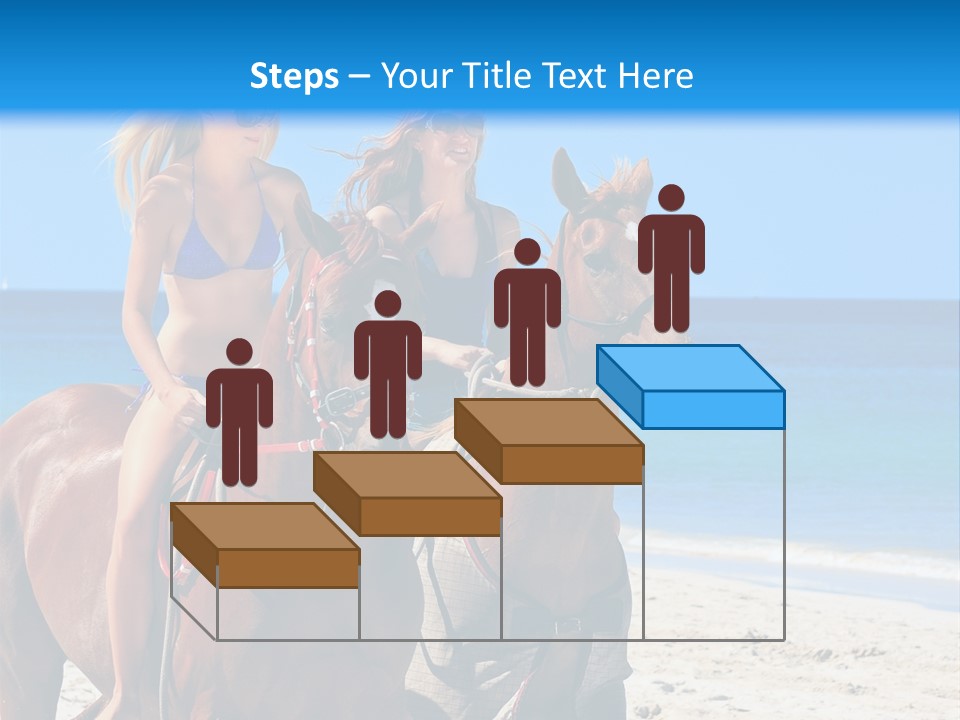 Woman Riding Horse PowerPoint Template