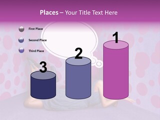 Blonde In Pink PowerPoint Template