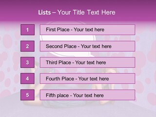 Blonde In Pink PowerPoint Template