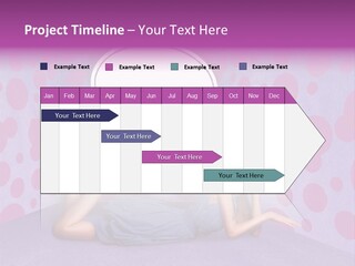 Blonde In Pink PowerPoint Template