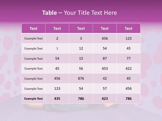 Blonde In Pink PowerPoint Template