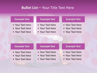 Blonde In Pink PowerPoint Template
