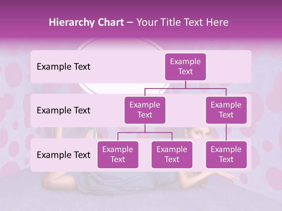Blonde In Pink PowerPoint Template