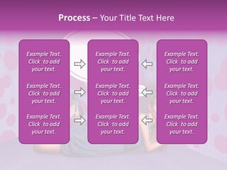 Blonde In Pink PowerPoint Template