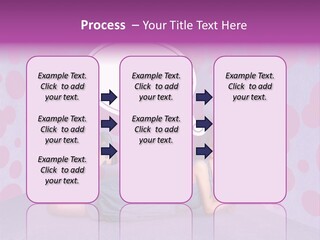 Blonde In Pink PowerPoint Template