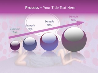 Blonde In Pink PowerPoint Template