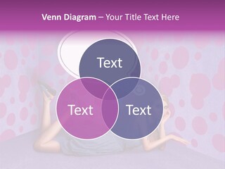 Blonde In Pink PowerPoint Template