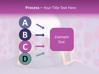 Blonde In Pink PowerPoint Template