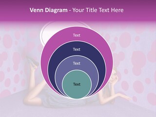 Blonde In Pink PowerPoint Template