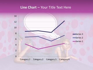 Blonde In Pink PowerPoint Template