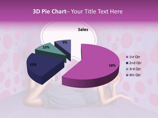 Blonde In Pink PowerPoint Template