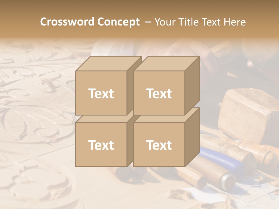 Wood Carver PowerPoint Template