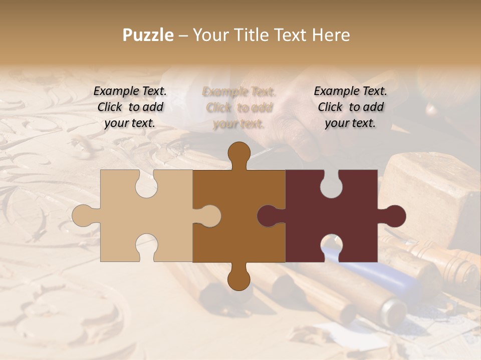 Wood Carver PowerPoint Template