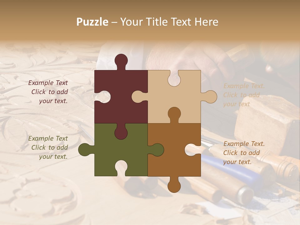 Wood Carver PowerPoint Template