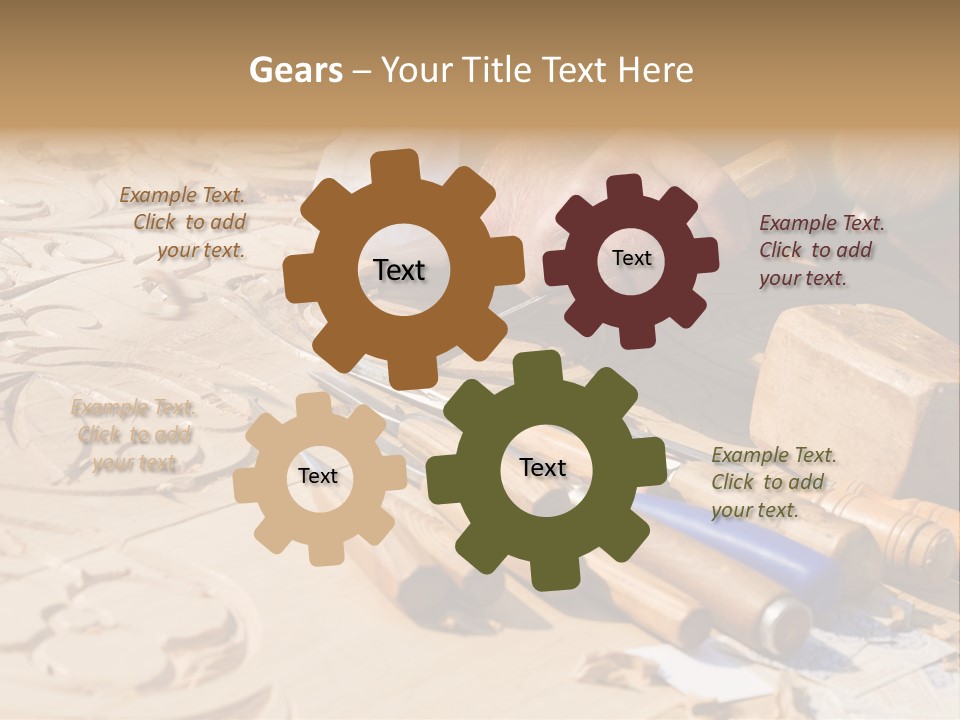 Wood Carver PowerPoint Template