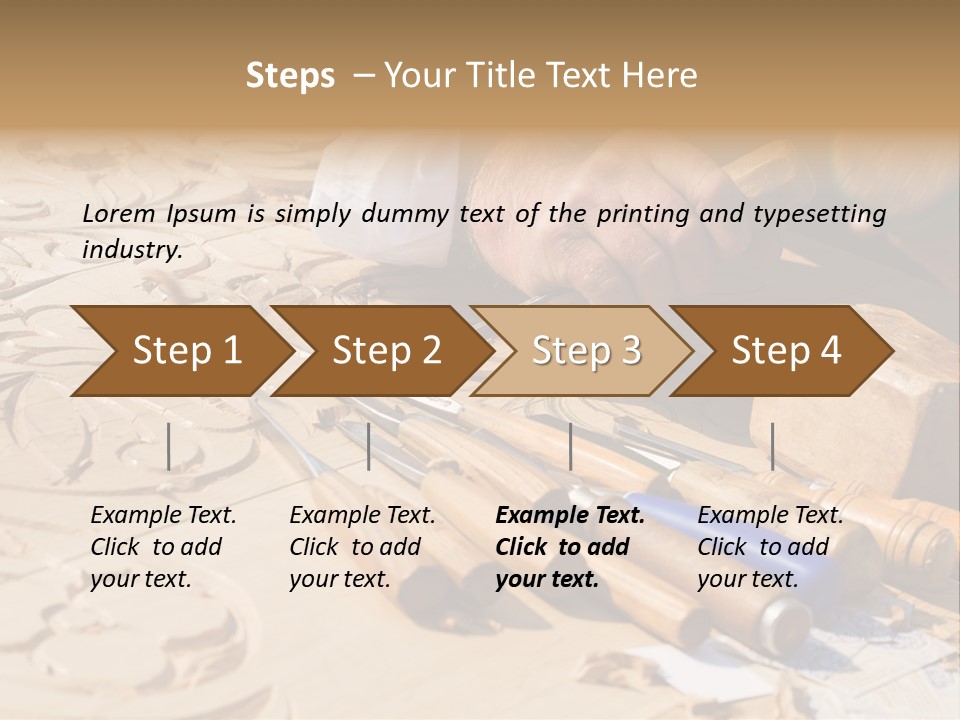 Wood Carver PowerPoint Template
