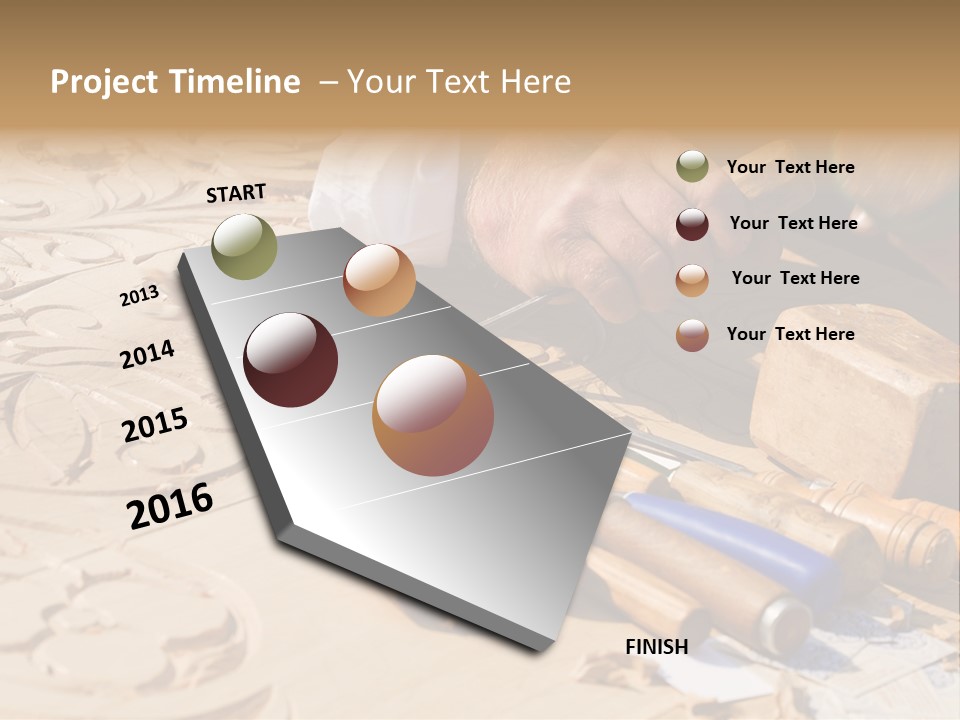 Wood Carver PowerPoint Template