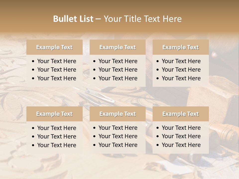 Wood Carver PowerPoint Template