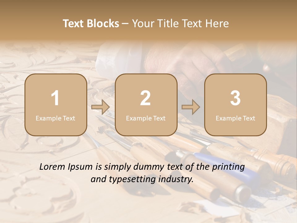 Wood Carver PowerPoint Template
