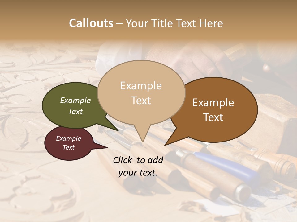 Wood Carver PowerPoint Template