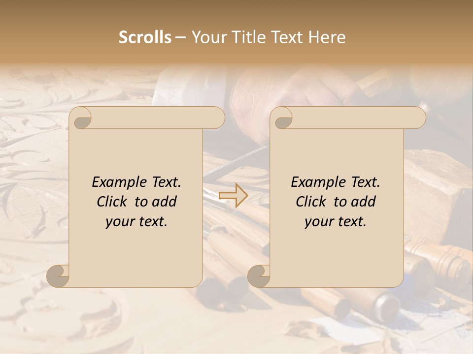Wood Carver PowerPoint Template