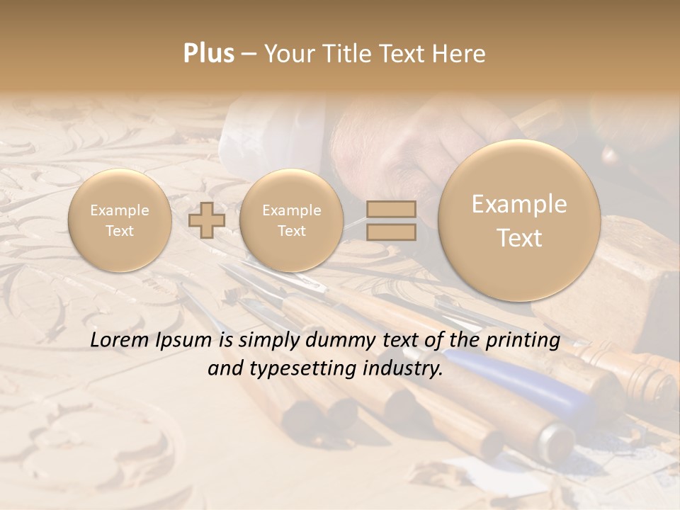 Wood Carver PowerPoint Template