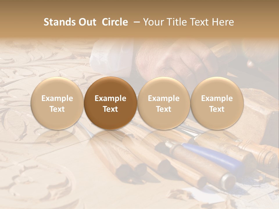 Wood Carver PowerPoint Template