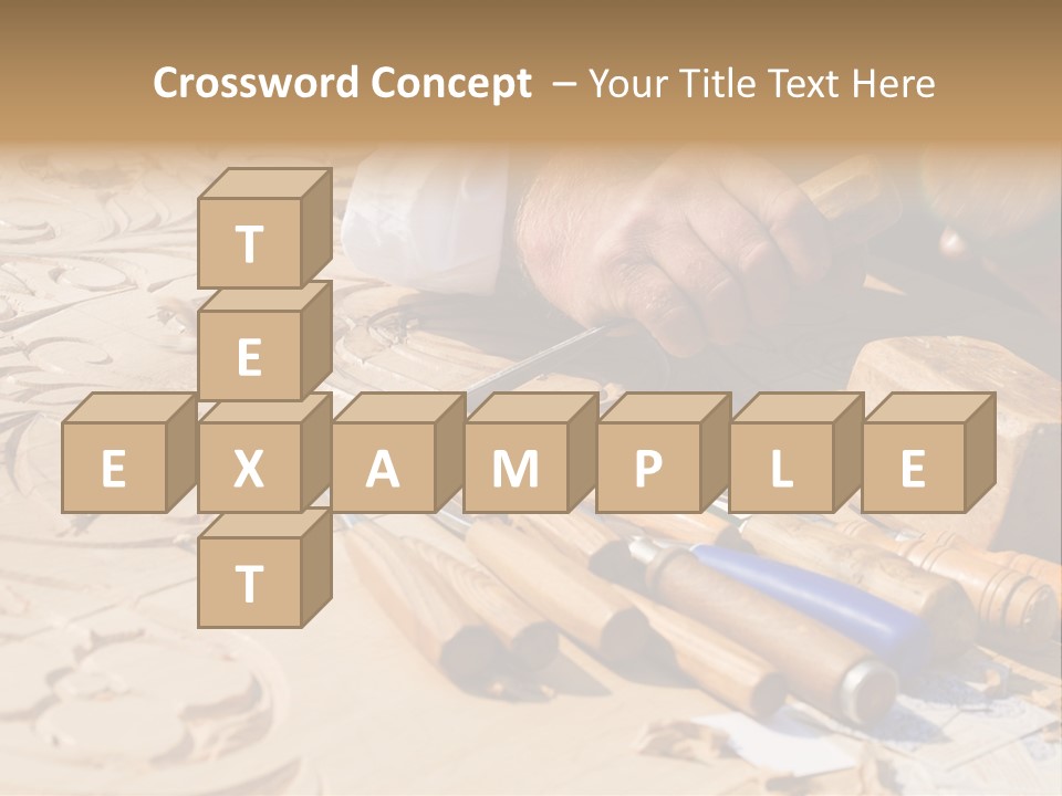 Wood Carver PowerPoint Template